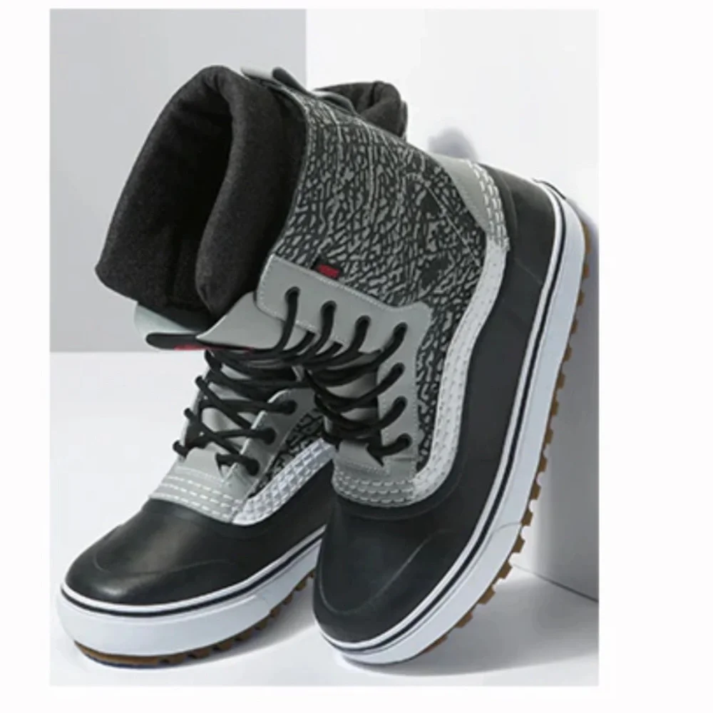 Vans Black, Gray & White Men's Rain & Snow Boots